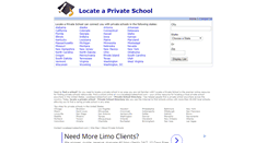 Desktop Screenshot of locateaprivateschool.com